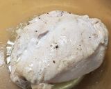 豆苗ととりむね肉の中華風和え物作り方3写真