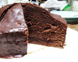 水を使わないチョコケーキ（の生地）作り方10写真