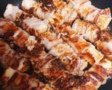 焼肉のたれで簡単☆厚揚げの豚バラ肉巻き作り方2写真
