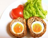 ハンバーグをリメイク！スコッチエッグ作り方6写真