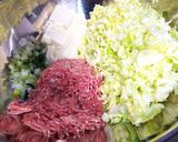 ★休校中の食いしん坊にヘビロテ飯★餃子作り方2写真