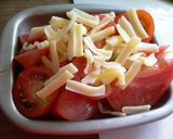 トマトのチーズ焼き 作り方1写真
