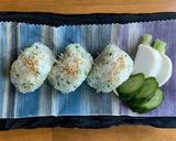 コシアブラとちりめん雑魚のおにぎり作り方4写真