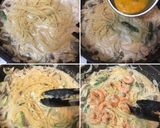 野菜たっぷり♡濃厚海老クリームパスタ作り方4写真