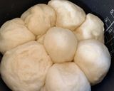 HBと炊飯器を使ってちぎりパン作り方4写真