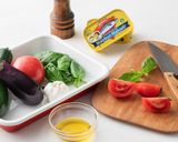 サバと野菜のバジル炒め作り方1写真