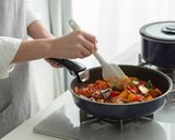 サバと野菜のバジル炒め作り方3写真