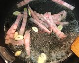 ピーマン舞茸とベーコンのバター炒め作り方2写真