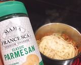 揚げズッキーニのトマトソーススパゲッティ作り方7写真