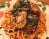 揚げズッキーニのトマトソーススパゲッティ作り方9写真