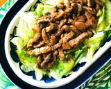 お手軽★牛肉とレタスのシャキシャキ炒め作り方5写真