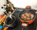 やみつき！じゅんわり半熟スタミナ煮卵作り方3写真