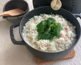 ストウブで蟹の炊き込みご飯作り方5写真