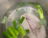 本格前菜！バンバンジーネギ生姜だれ作り方2写真