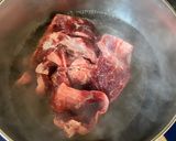 父絶賛！味噌ではない、牛すじ簡単煮込み作り方1写真