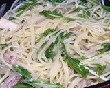 簡単♡ツナ・エリンギ・水菜の和風パスタ作り方6写真