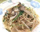 簡単♡ツナ・エリンギ・水菜の和風パスタ作り方7写真