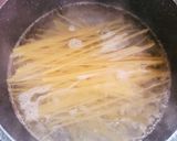 ベーコンとズッキーニのペペロンチーノ作り方1写真