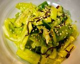 春キャベツと叩き胡瓜の塩昆布和え作り方4写真