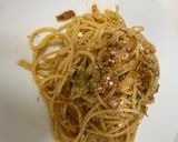 全粒粉パスタのペペロンチーノ作り方6写真