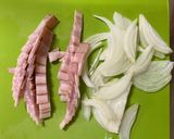ほうれん草ベーコンキッシュ(生地なし)作り方1写真