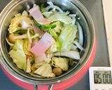春キャベツで簡単コンソメスープ作り方1写真