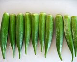 簡単和え物！　オクラとなめたけ　茹で方作り方2写真
