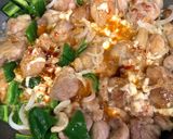 ピーマンと鶏肉のコチュマヨ玉子炒め作り方9写真