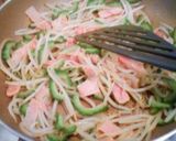 ゴーヤともやしのバター炒め作り方4写真