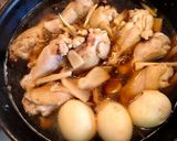 鶏手羽元と玉子のお酢煮　作り方3写真