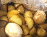 魚の煮汁で新じゃが煮(アレンジレシピ)作り方2写真