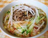 冷っ！むぎdeヒヤッと坦々麺☆作り方8写真