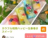 ハッピー生春巻き・デザート鯉のぼり作り方1写真