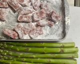 牛肉アスパラカスのオイスターソース作り方1写真