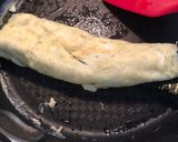 フライパンと卵1個で！無添加即席海苔巻卵作り方4写真