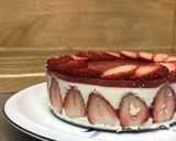 苺のメープルレアチーズケーキ作り方10写真
