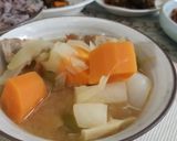 韓国唐辛子入りの辛い豚汁作り方8写真