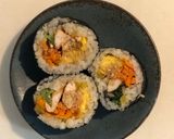 【簡単・鶏胸肉】韓国気分♩海苔巻きキンパ作り方10写真