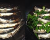 鰯とオクラとしめじのざくろ酢煮作り方2写真