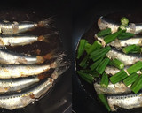鰯とオクラとしめじのざくろ酢煮作り方2写真