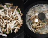 鰯とオクラとしめじのざくろ酢煮作り方3写真