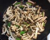 鰯とオクラとしめじのざくろ酢煮作り方4写真
