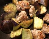 簡単♪水菜と茄子の甘酢生姜炒め作り方2写真