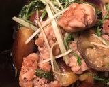 簡単♪水菜と茄子の甘酢生姜炒め作り方4写真