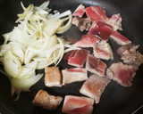 まぐろのあらの生姜焼き作り方1写真