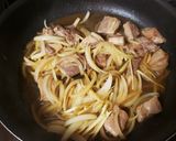 まぐろのあらの生姜焼き作り方3写真