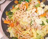 止まらない美味しさ！市販品で焼きうどん作り方9写真