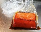絶品☆フライパンでまぐろの漬けステーキ作り方1写真