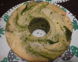 抹茶マーブルシフォンケーキ作り方16写真
