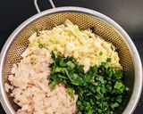 胸鶏肉の野菜たっぷりヘルシー餃子作り方2写真